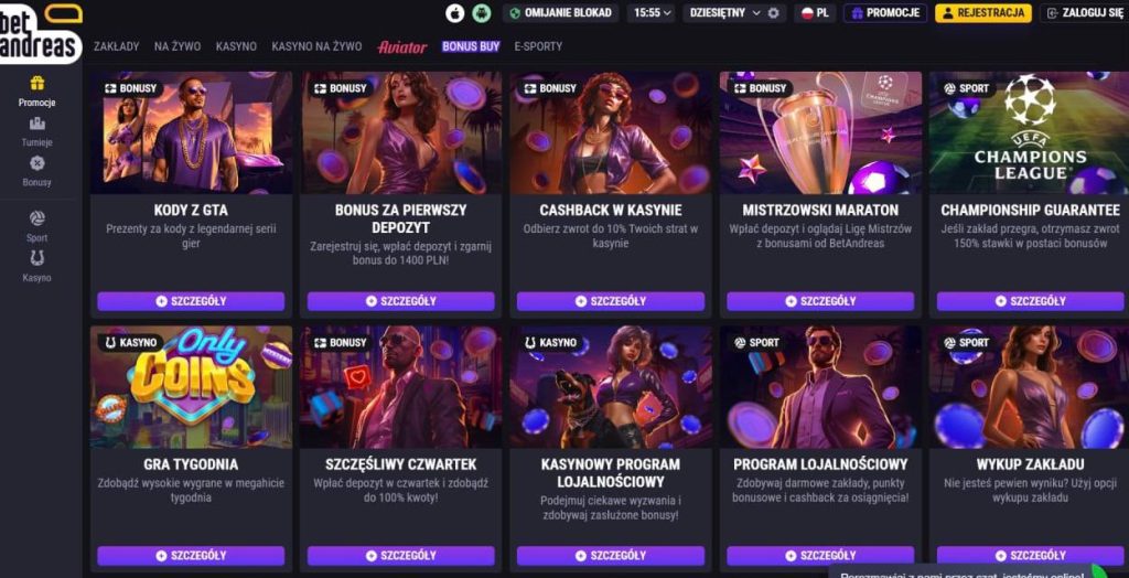 Betandreas login